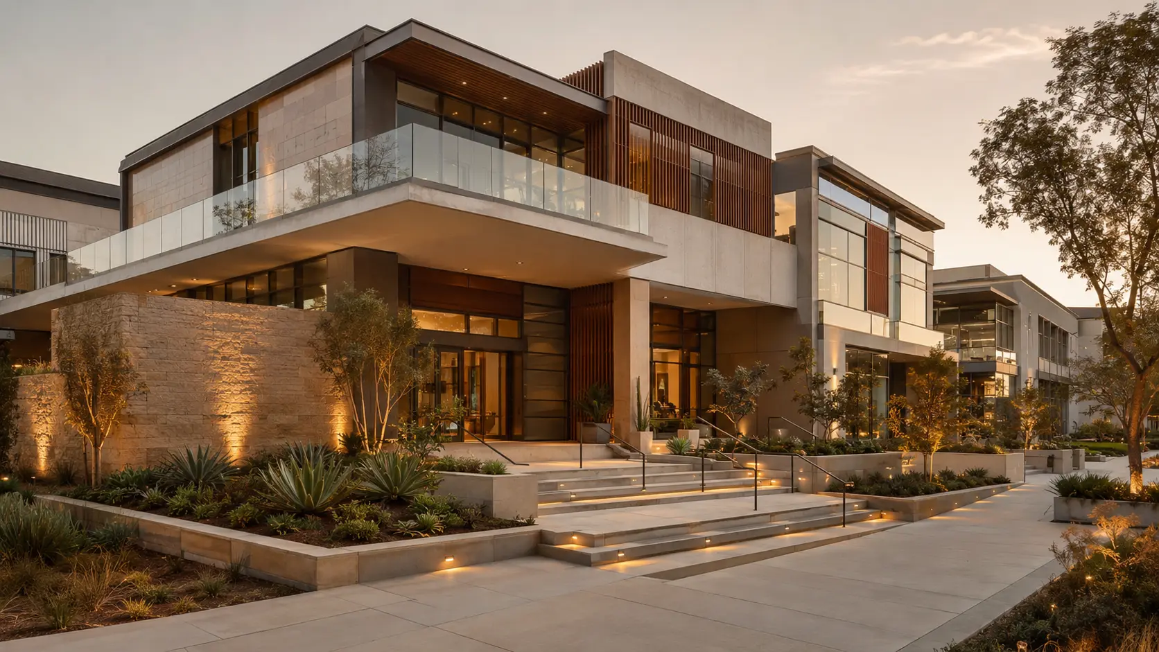 Modern commercial property